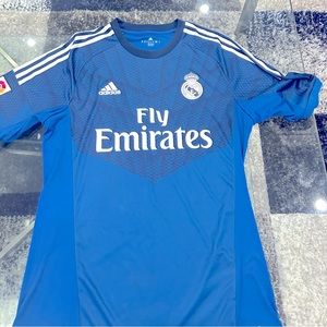 Original Real Madrid jersey bought from Santiago Bernabéu Stadium.